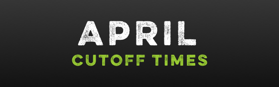 Cutoff Times