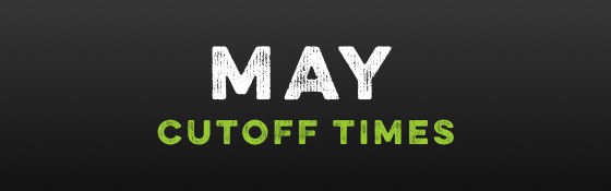 Cutoff Times