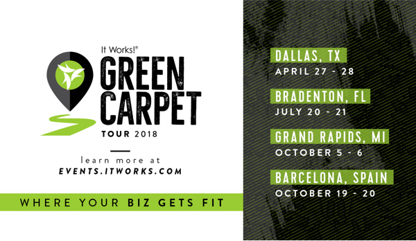Green Carpet Tour 2018 Graphic