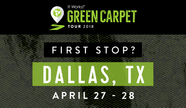 Green Carpet Tour Dallas 2018 Graphic
