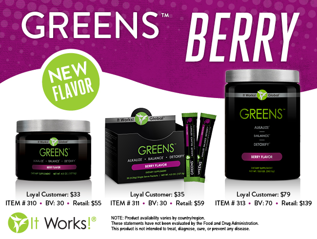new greens new greens it works