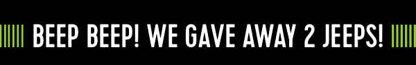 Jeep Giveaway Banner